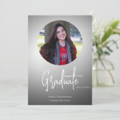 モダンフォトサークル卒業スクリプト 招待状 (スタンド正面)