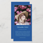 モダンフォトスイート16誕生日 サンキューカード (正面/裏面)