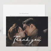 モダンフォトス結婚クリプト サンキューカード (正面/裏面)