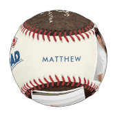 モダンフォトパパカスタム 野球ボール (正面)