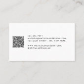 モダンフォトミニマル交換ロゴ 名刺 (裏面)