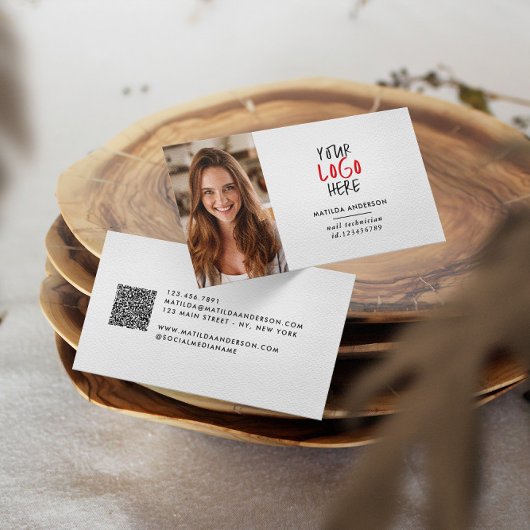 モダンフォトミニマル交換ロゴ 名刺