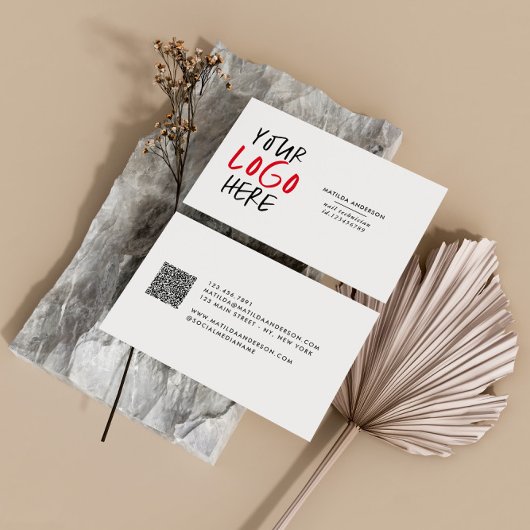 モダンフォトミニマル交換ロゴ 名刺