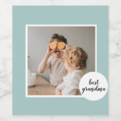 モダンフォトミントラブリーグランマギフト ワインラベル (シングルラベル)