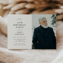 モダンフォト70歳の誕生日パーティー