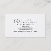 モダンフォト オーバーレイ | 結婚 名刺 (裏面)