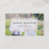 モダンフォト オーバーレイ | 結婚 名刺 (正面)