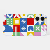 モダンフォークアート iPhone 16ケース