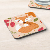 モダンフォークキツネ コースター (左側)