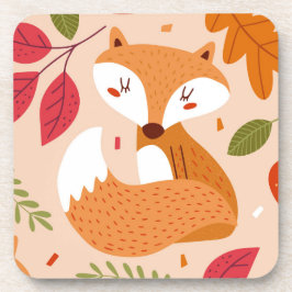 モダンフォークキツネ コースター