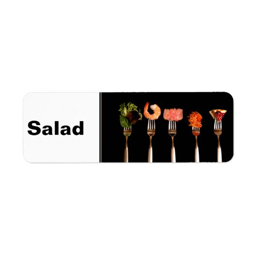 モダンフォークスレシピラベル ラベル (正面)