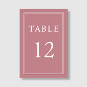 モダンフォーマルエレガントバラ結婚ズ テーブルナンバー