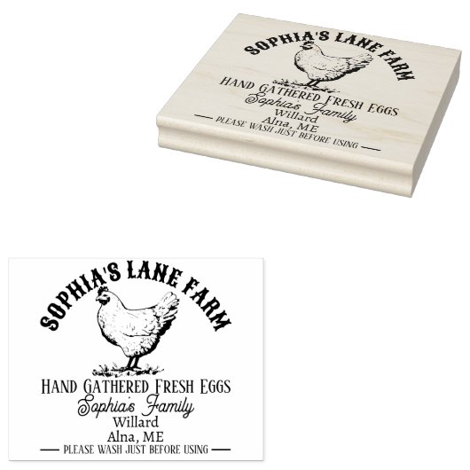 モダンフパーソナライズされたァー素朴ム名アドレス ラバースタンプ (押印)