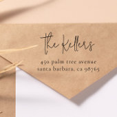 モダンフミニマルァミリ名と自宅住所 セルフインキングスタンプ