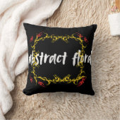 モダンフラワー抽象的フラワーアートデザイン クッション (ブランケット)