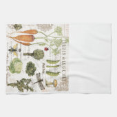 モダンフランスのヴィンテージ菜園 キッチンタオル (横)