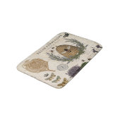 モダンフランスのヴィンテージ農家ミツバチ バスマット (アングル)