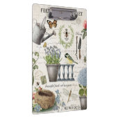 モダンフランスのヴィンテージ農家花園 クリップボード