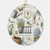 モダンフランスのヴィンテージ農家花園 セラミックオーナメント (左)