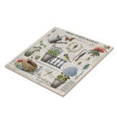 モダンフランスのヴィンテージ農家花園 タイル (側面)