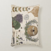 モダンフランスのヴィンテージ アクセントクッション (正面(垂直))