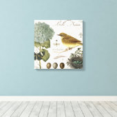 モダンフランスのヴィンテージ キャンバスプリント (インサイチュ (ウッドフロア))