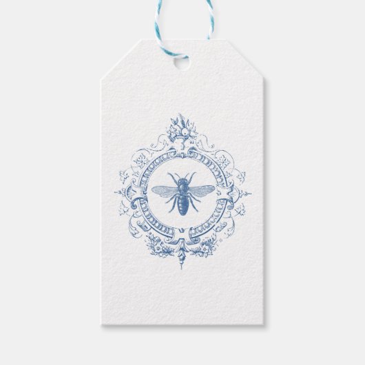 モダンフランスのヴィンテージ ギフトタグ (正面)