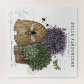 モダンフランスのヴィンテージ ジグソーパズル (横)