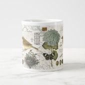 モダンフランスのヴィンテージ ジャンボコーヒーマグカップ (正面)