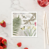 モダンフランスのヴィンテージ スタンダードカクテルナプキン (インサイチュ)