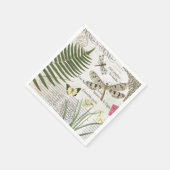 モダンフランスのヴィンテージ スタンダードカクテルナプキン (角)