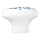 モダンフランスのヴィンテージ セラミックノブ (側面)