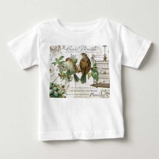 モダンフランスのヴィンテージ ベビーTシャツ (正面)