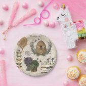 モダンフランスのヴィンテージ ペーパープレート (パーティー)