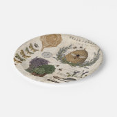 モダンフランスのヴィンテージ ペーパープレート (アングル)