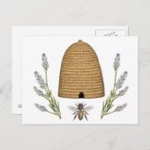 モダンフランスのヴィンテージ ポストカード (正面/裏面)