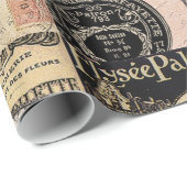 モダンフランスのヴィンテージ ラッピングペーパー (ロールコーナー)