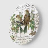 モダンフランスのヴィンテージ ラージ壁時計 (傾斜)