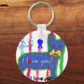 モダンフランスの鎖 キーホルダー (正面)