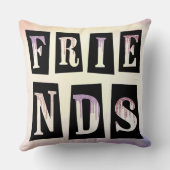 モダンフリ最高のーズシック引用文装飾用クッション クッション (裏面)