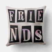 モダンフリ最高のーズシック引用文装飾用クッション クッション (裏面)