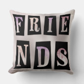 モダンフリ最高のーズシック引用文装飾用クッション クッション (正面)