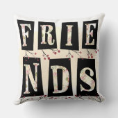 モダンフリ最高のーズシック引用文装飾用クッション クッション (裏面)