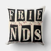 モダンフリ最高のーズシック引用文装飾用クッション クッション (正面)