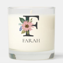 モダンフローラのカスタマイモノグラムのズ