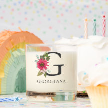 モダンフローラのカスタマイモノグラムのズ