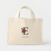 モダンフローラのカスタマイモノグラムのズ ミニトートバッグ (正面)