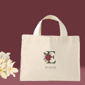 モダンフローラのカスタマイモノグラムのズ ミニトートバッグ