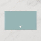 モダンフローラの水の色の順感謝していに 名刺 (裏面)