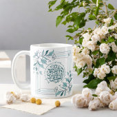 モダンフローラやる気を起こさせるイスラム引用文 コーヒーマグカップ